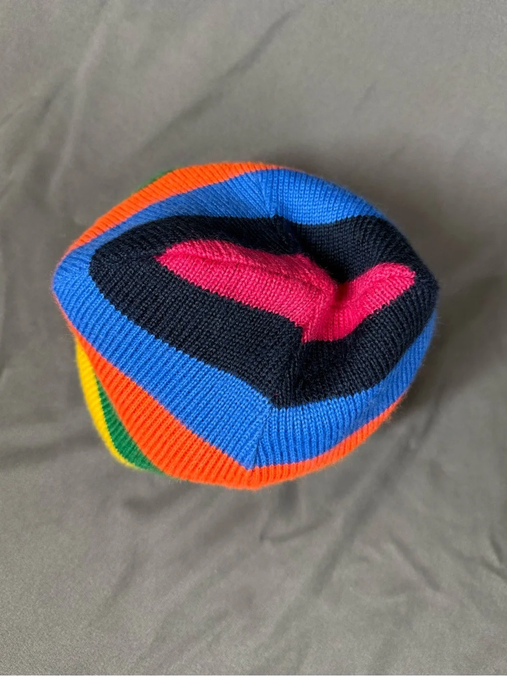 Tommy Hilfiger Kids Multicolor Striped Knit Beanie